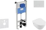 Ideal Standard ProSys - Szett fali beépítéshez, WC és ülőkével Architectura, gombok Oleas M2, DirectFlush, SoftClose, CeramicPlus, fehér ProSys120M SP43 (ProSys120M SP43)
