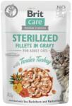 Brit Care Cat Sterilized Fillets in Gravy with Tender Turkey 6 x 85 g