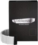 CableMod C-Series Pro ModMesh Sleeved 12V-2x6 12VHPWR Dual StealthSense kábelkészlet Corsair RMi, RMx (Black Label) - fehér (CM-PCSR-16X2KIT-NKW-R-SS)
