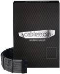 CableMod C-Series Pro ModMesh Sleeved 12V-2x6 12VHPWR Dual StealthSense kábelkészlet Corsair RMi, RMx (Black Label) - carbon (CM-PCSR-16X2KIT-NKC-R-SS)