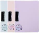 DELI Felírótábla DELI Colorful A/4 PP fedeles fekvõ vegyes pasztellszín (DEF314) - tonerpiac