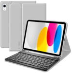 Tech-Protect TP2447 Tech-Protect tolltartós Apple iPad 10.9 (2022/2025) tok billentyűzettel, Szürke (TP2447)