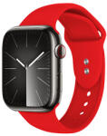 Crong Liquid - szíj Apple Watchhoz 44/45/46/49 mm piros (CRG-44LQB-RED)