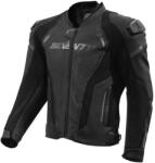 Seventy Degrees SD-JL24 Spoiler geacă de piele pentru motocicletă neagră (SD2102404)