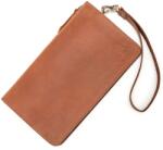 BeaverCraft Maverick - Férfi Bőr Kézitáska Csuklópánttal, Barna LC_Maverick_Brown (LC_Maverick_Brown)