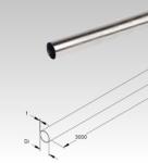 Fintech Tub metalic din inox pentru cabluri electrice, D. ext. 40 mm (IESR40E3)