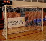 POWER SHOT Lezárt foci/futsal kapu 3 x 2m - Acél fehér