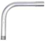 Fintech Cot aluminiu cu filet si manson, D. int. 20 mm, Raza: 80 mm (5-IEGB 20 AL)