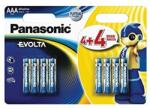 Panasonic Evolta LR03/AAA 4+4 elem - 8db