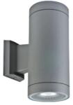 Schrack Rolo-WL2, E27 PAR30, 2x75W, IP54, clar, gri (LID11655)