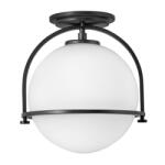 Elstead Lighting Somerset 1 Light Flush Mount (QN-SOMERSET-F-O-BK)