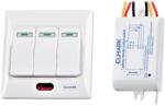 ELMARK INTRERUPATOR TELECOMANDA RF TREI CANALE, wireless radio frecventa, fara fir (99103)