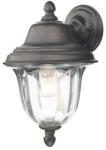 där lighting group Aplica Aldgate Outdoor Wall Light Black/Gold Glass IP44 (ALD1635 DAR LIGHTING)