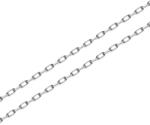  Anker lánc ferde láncszemekkel 2, 5 mm, 9K fehérarany IZ31540AHR