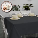 Ralex Fata de masa antimurdarire 100% Bumbac 140x180 cm, Uni Negru Fata de masa