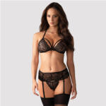 Obsessive Szett 838- SET- 1 csipkés fehérnemű - fekete