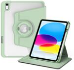  CRYSTAL FLEXI 2 az 1-ben Flip tok Apple iPad 2025 / iPad 2022-hez világoszöld