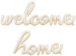 Partydeco Fólia lufi felirat - Welcome Home, csak levegővel tölthető (LUFI882822)