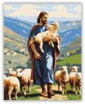  Jó Pásztor a Báránnyal - számfestő készlet
