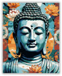  Buddha Arca Lótuszokkal - számfestő készlet