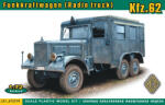 ACE Kfz. 62 Funkkraftwagen (Radio truck) 1: 72 (ACE72579)