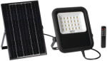 Kanlux 10W 1200 lm IP 65 4000K természetes fehér kültéri napelemes LED reflektor, FL SONE SLR - üveg búrával, 50 000 h élettartam, 5 óra működési idővel (36606)