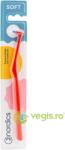 Nordics Periuta de Dinti Moale Rosie Single Tuft 1buc
