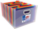Exacompta Suport orizontal expandabil pentru cataloage, 24 compartimente, EXACOMPTA Crystal