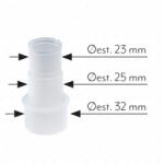  Cseppvíz lépcsős csatlakozó csonk 23/25/32 (VECAMCO) klíma