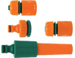 TOYA Set de conectori pentru furtun de gradina 1/2" - 3/4 (89204)