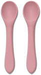 Lorelli Силиконови лъжички Lorelli - Natural, 2 броя, Deep Pink (10230690002) - kindermarket