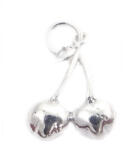 Flippy Pandantiv din Argint 925 Jolie Silver, Model Cireasa Dubla, 23 x 15 mm, 1 g (TEO-05128)