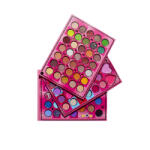 Flippy Trusa de Machiaj, KEVIN COCO, Mean Girl Rose, Fard de Pleoape, Iluminator, Blush Cremos, 97 culori, 21 x 15.7 x 2.4 cm (teo-126689)