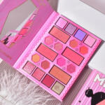 Flippy Paleta de Machiaj, KEVINCOCO, 20 Culori Pink Girl, Fard de Pleoape si Blush, Roz (teo-126642)