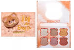 Flippy Set de Machiaj KevinCoco, 6 culori Iluminator, Husa Pufoasa, Model Ursulet, 17.3x12.5x5 cm, Multicolor (teo-131787)