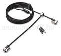 KENSINGTON Biztonsági zár, kulcsos, 2 eszköznek (MicroSaverR 2.0 Keyed Twin Laptop Lock) (KENSINGTON_K65048WW) (KENSINGTON_K65048WW)