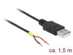 Delock 85664 USB kábel USB 2.0 1, 5 M USB A Fekete (85664)