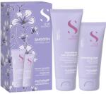 ALFAPARF Milano Semi di Lino Smooth Minisize Kit utazó szett kozmetikumokra a rakoncátlan és töredezett hajra