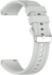 Techsuit - Óraszíj 18mm (W075) - Huawei Watch GT 4 (41mm)/W1/Honor Watch S1/Garmin Venu 2S/Vivoactive 4S - Szürke