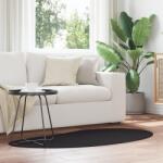 vidaXL Килим HUARTE Черно 80 x 150 cm Полиестер (4103747)