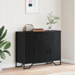 vidaXL Служебен шкаф Черния дъб 97 x 32, 5 x 74, 5 см (868778)
