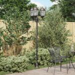 vidaXL Градинска светлина 57 x 49 x 241 см Алуминий и стъкло (42000341)