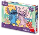 Dino Puzzle Dino Stitch on the Beach 100 de piese XL (343573) Puzzle