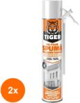Bostik Set 2 x Spuma Poliuretanica Manuala Tiger, 600 ml (LIZ-2xZLN-DMTIG)
