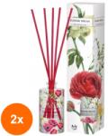 BISPOL Set 2 x Odorizant Difuzor cu Betisoare pentru Casa, Vis de Flori, 45 ml, Bispol (GIL-2xLCA-DZ45S-345)