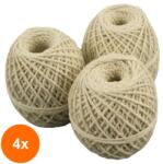 Z-tools Set 4 x Sfoara Bumbac 100%, Ghem, 80 g (LIZ-4xZLN-4340)