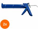 Berger Set 2 x Pistol Albastru pentru Silicon, Lungime 23 cm (LIZ-2xZLN-ZLN2486)