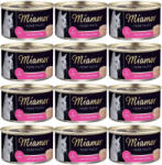 Miamor Miamor Feine Filets - nedves macskaeledel csirke filé rizzsel 12x100g-os konzervdobozban