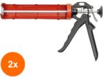 Z-TOOLS Set 2 x Pistol Rosu pentru Silicon, Lungime 33 cm (LIZ-2xZLN-ZLN2509)