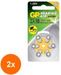 GP Batteries Set 2 x 6 Baterii pentru Aparat Auditiv GP 5.8 x 3.6 mm (TIV-2xGPZA10-D6) Baterii de unica folosinta